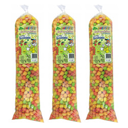 ZESTAW 3 SZTUK AXPAL kuleczki kukurydziane o smaku owocowym 150g