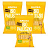 ZESTAW 3 SZT NAURA paluszki owsiano-pszenne pełnoziarniste z kurkumą BIO 45g