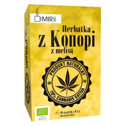 Mir-Lek Herbatka Z Liści Konopi Z Melisą 20 Saszetek X 0,8 G