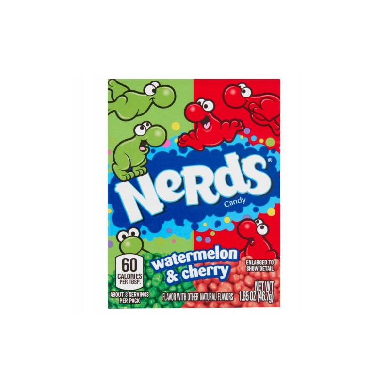Nerds Cukierki Arbuzowo-Wiśniowe 46,7G