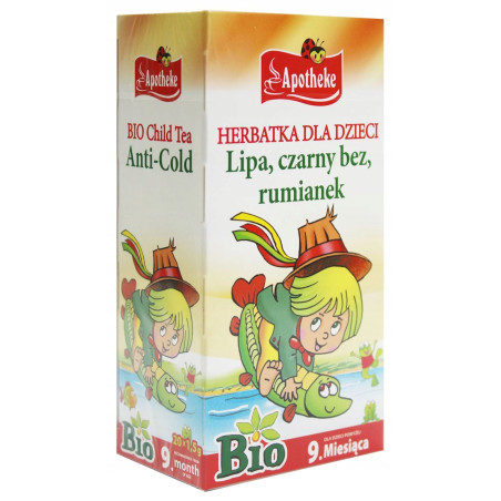 Apotheke Herbata Przeziębienie Lipa Rumianek 9M+