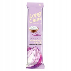 Long Chips Chipsy Ziemniaczane Cebulka Śmietan 75G